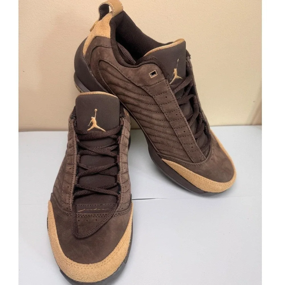 Jordan Air Jordan 19 XIX Low Cinder British Khaki Mens‎ 8 2004 Vintage
